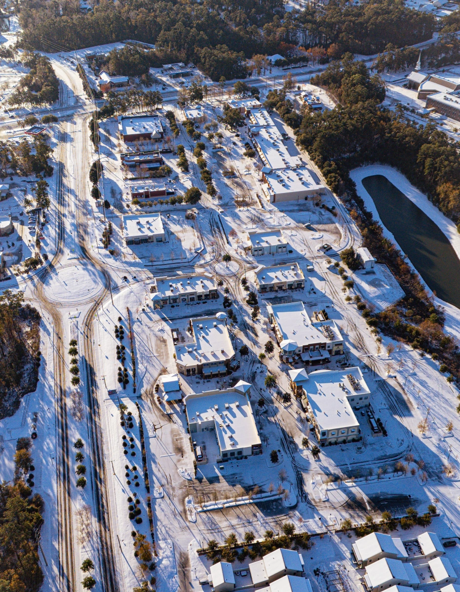 Snow on Bannerman Crossings