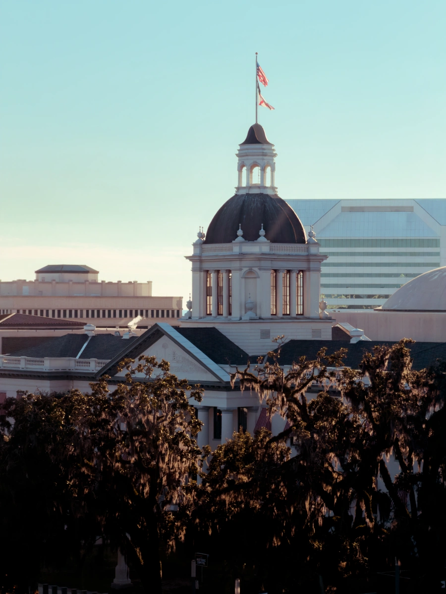 Old Capitol at Sunset